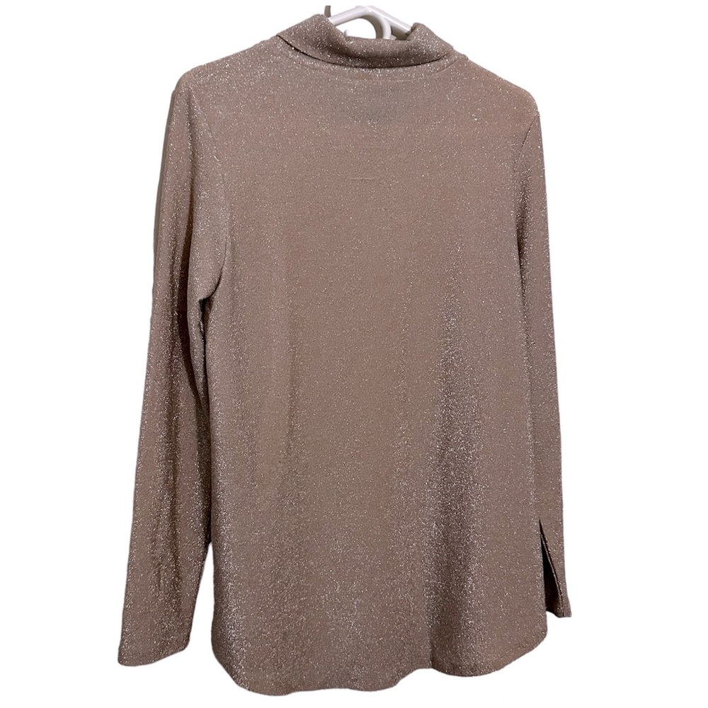 GRACE rose, gold, glitter, long sleeve, top